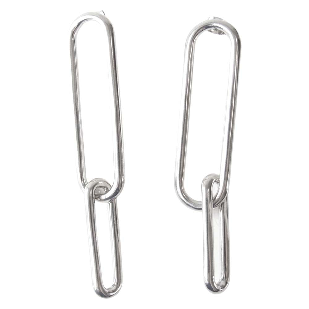 フィリップ オーディベール Double oval earring ピアス シルバー系 F【中古】