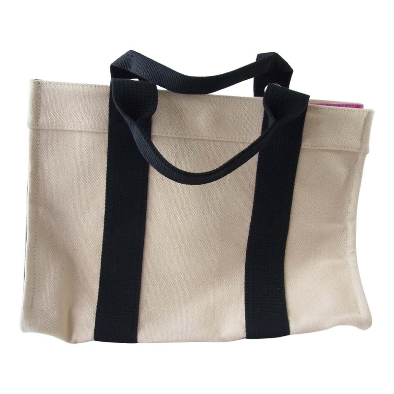 リュ ドゥ ベルヌイユ キャンバス トートバッグ マルチカラー系【美品】【中古】