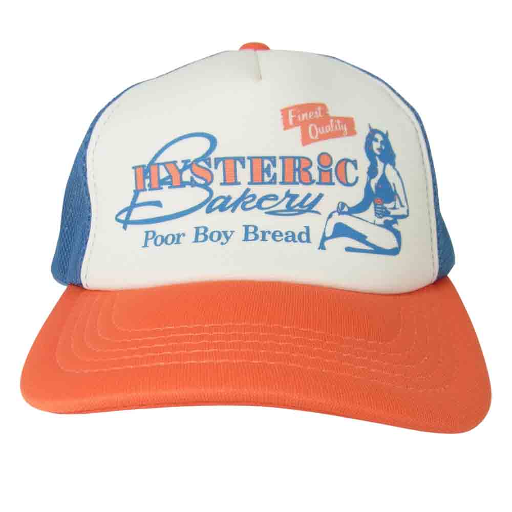 HYSTERIC GLAMOUR ヒステリックグラマー 0252QH02 ガール プリント メッシュ キャップ マルチカラー系 FREE【中古】