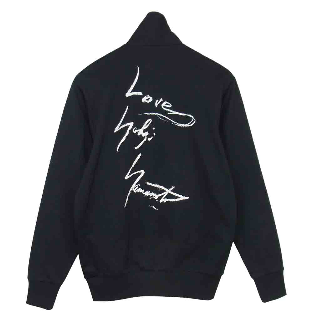 Yohji Yamamoto ヨウジヤマモト Y-3 ワイスリー EK4552  LOVE YOHJI TRACK JACKET ラブ ヨウジ トラック ジャケット ブラック系 XS【中古】