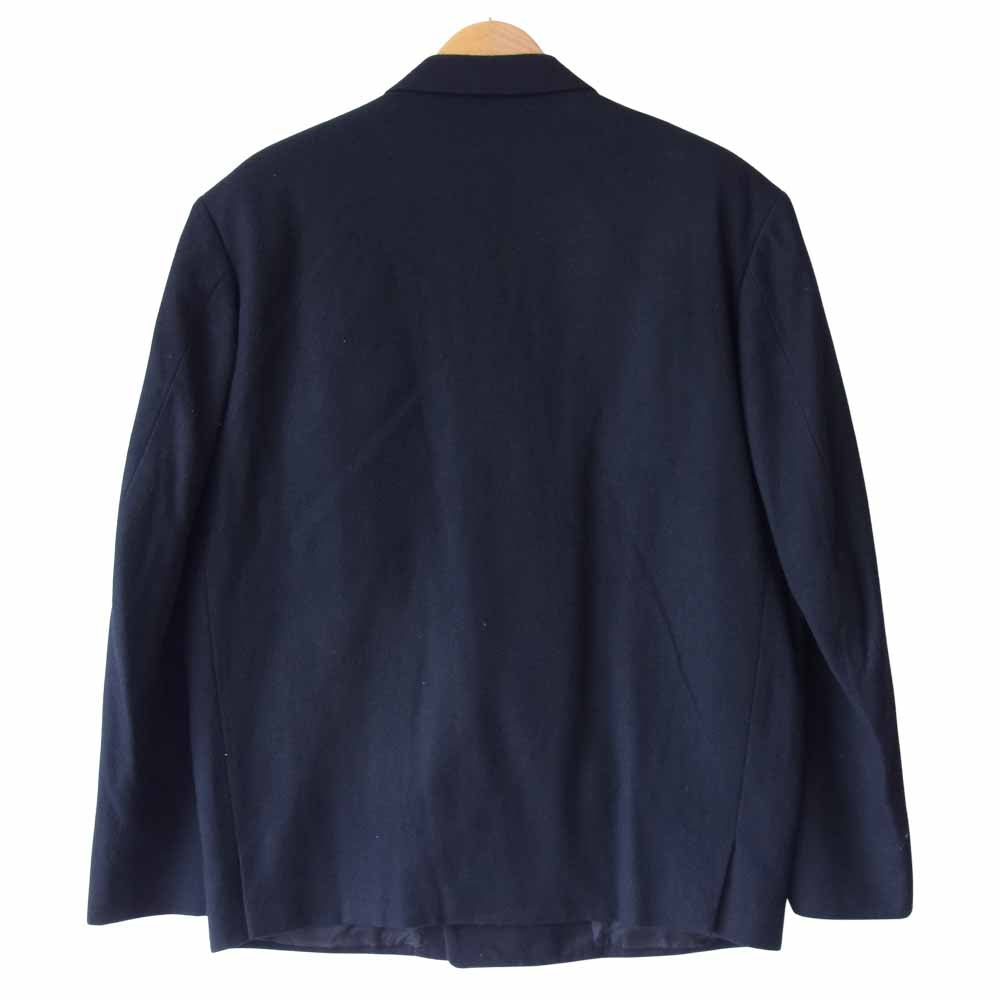 Yohji Yamamoto ヨウジヤマモト Y's for men ワイズフォーメン ダブルブレスト ウール テーラードジャケット ネイビー系 L【中古】