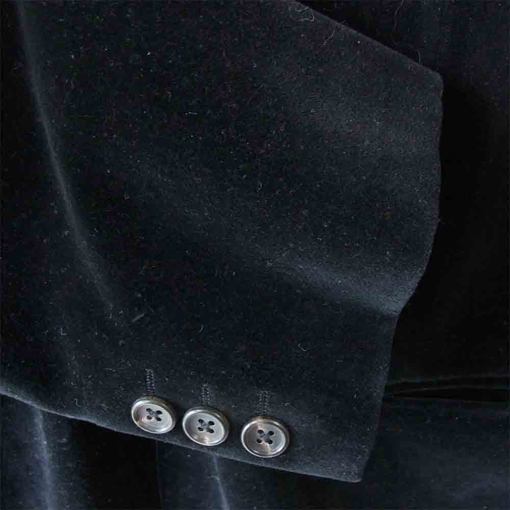 Yohji Yamamoto ヨウジヤマモト COSTUME'D HOMME コスチュームドオム ベロア 3B テーラードジャケット ブラック系 3【中古】