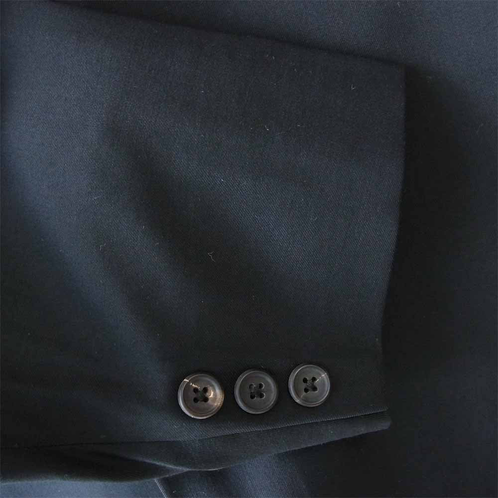 Yohji Yamamoto ヨウジヤマモト POUR HOMME プールオム ウールギャバジン 3B テーラードジャケット ブラック系 S【中古】