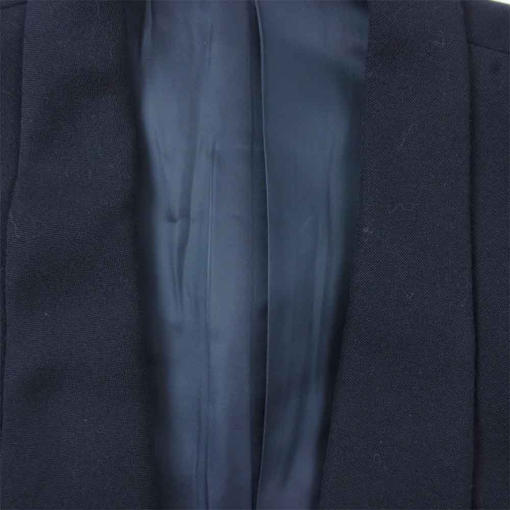 Yohji Yamamoto ヨウジヤマモト Y's for men ワイズフォーメン 80s 丸ロゴ 初期タグ ショールカラー ウール セットアップ ブラック系 ジャケットM ボトムL【中古】