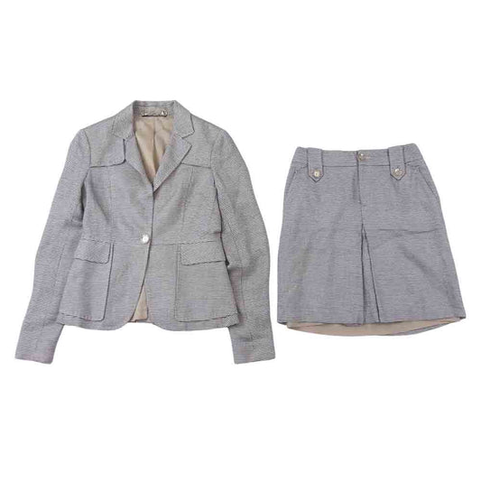 GUCCI グッチ セットアップ スーツ オフホワイト系×ブラック系 38【中古】