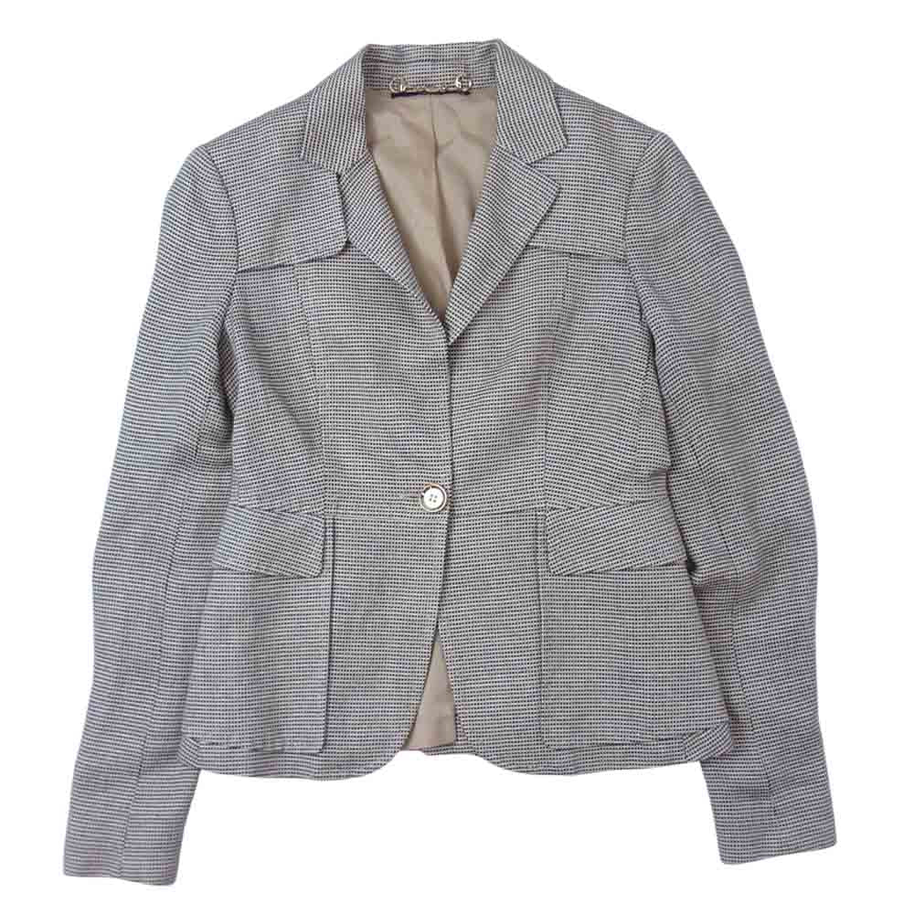 GUCCI グッチ セットアップ スーツ オフホワイト系×ブラック系 38【中古】