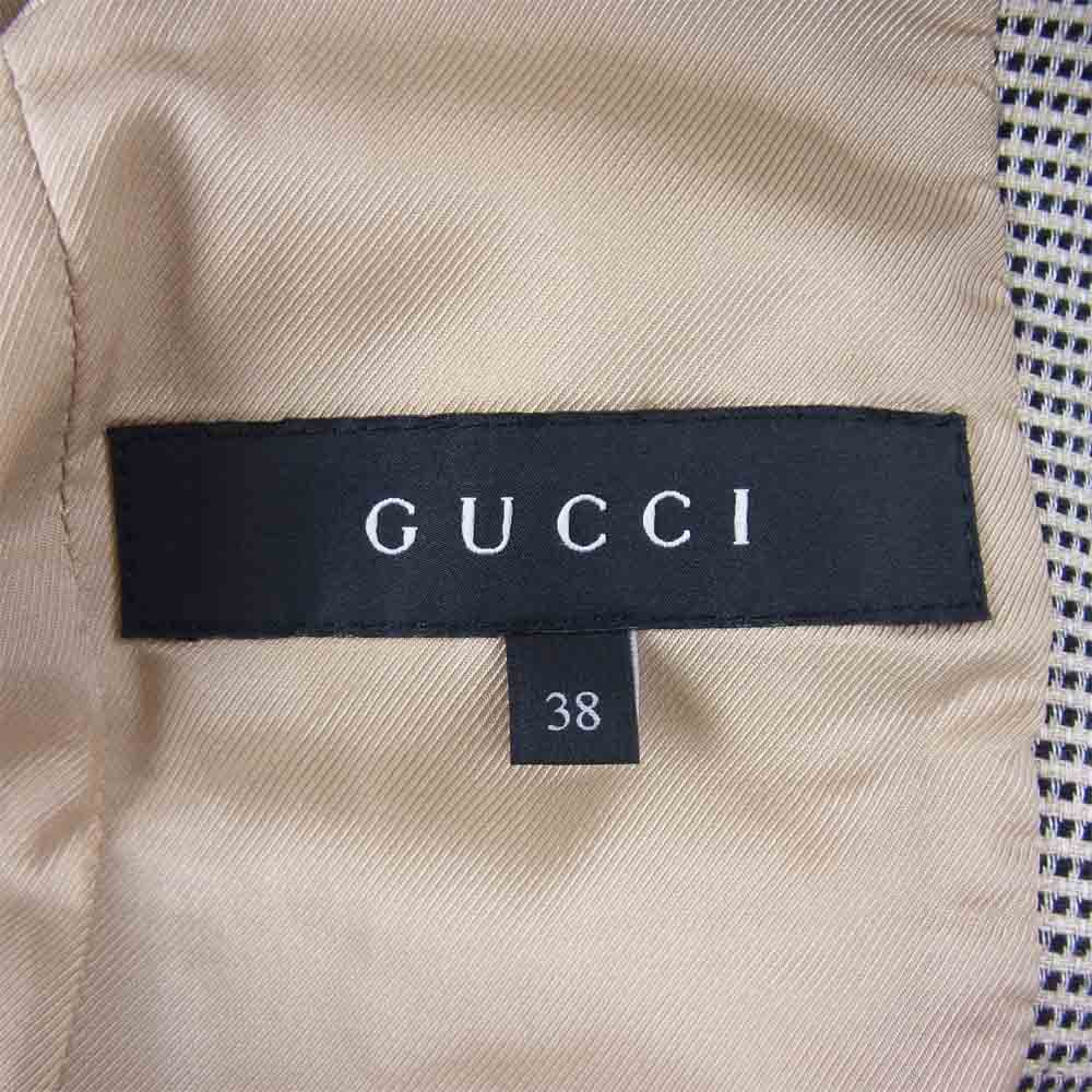 GUCCI グッチ セットアップ スーツ オフホワイト系×ブラック系 38【中古】