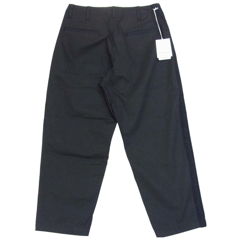 BRU NA BOINNE ブルーナボイン 7549 バウ パンツ コットン サイド 日本製 ブラック系 L【美品】【中古】