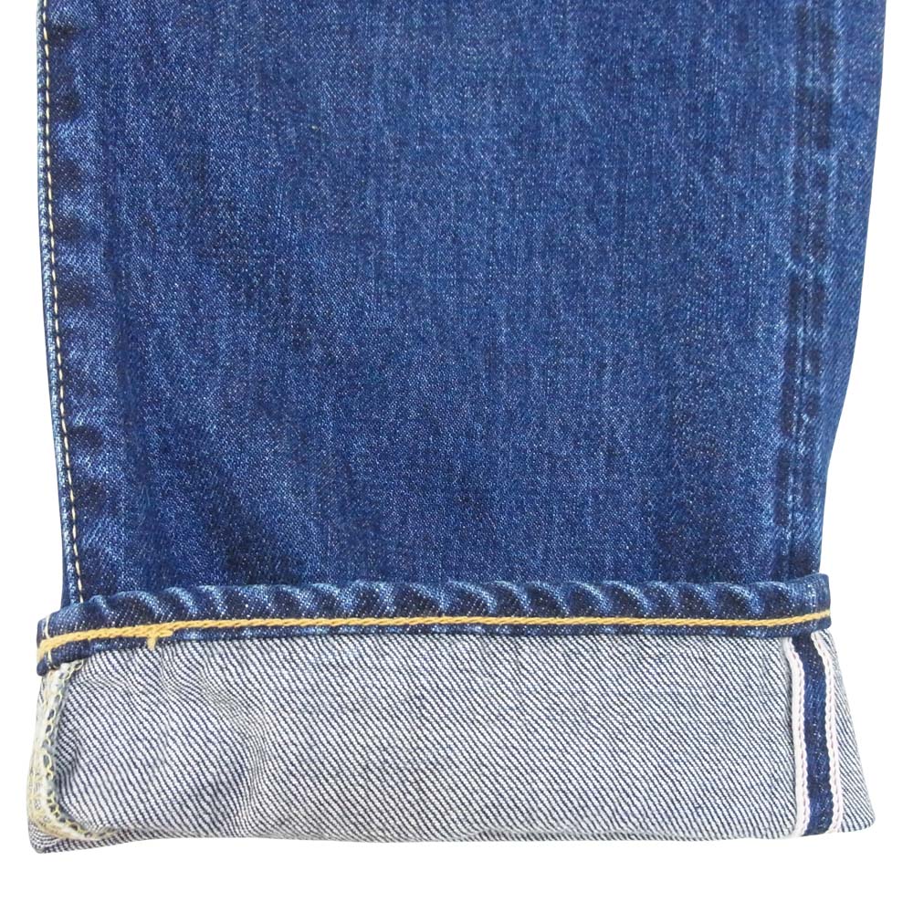 BRU NA BOINNE ブルーナボイン 7419 コンバット デニム パンツ 日本製 インディゴブルー系 1【美品】【中古】