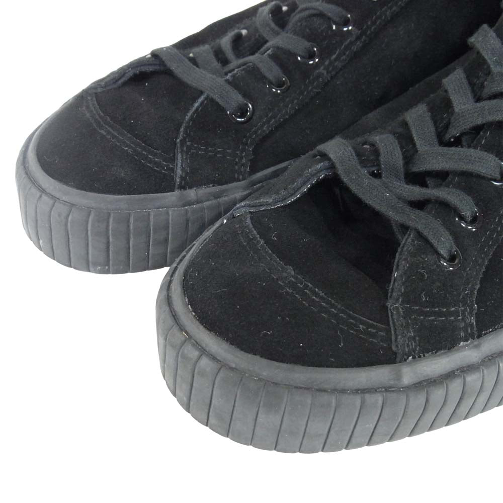 NEIGHBORHOOD ネイバーフッド G.R. / CL - SNEAKER スエード ローカット スニーカー ブラック系 27.5cm【中古】