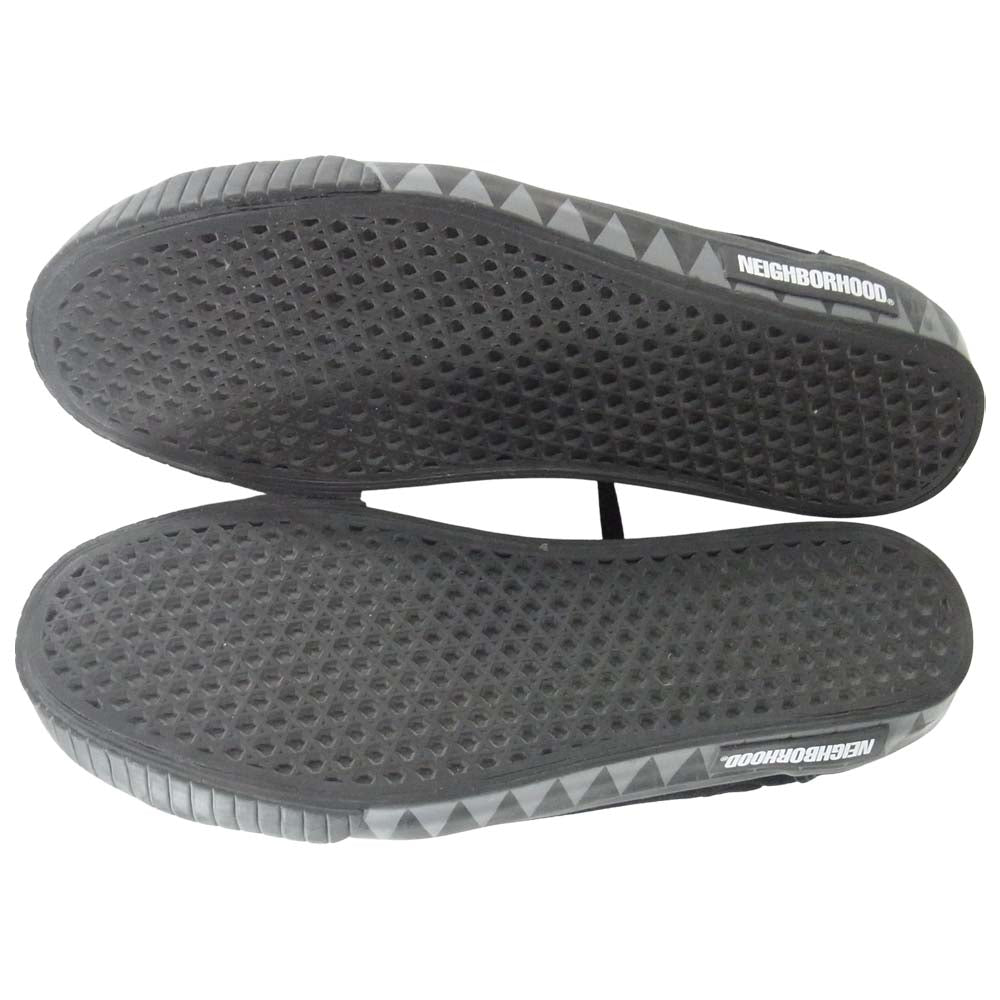 NEIGHBORHOOD ネイバーフッド G.R. / CL - SNEAKER スエード ローカット スニーカー ブラック系 27.5cm【中古】