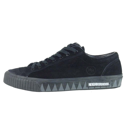 NEIGHBORHOOD ネイバーフッド G.R. / CL - SNEAKER スエード ローカット スニーカー ブラック系 27cm【中古】