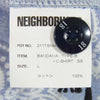 NEIGHBORHOOD ネイバーフッド 211TSNH-SHM07 BANDANA . TYPE-B / C-SHIRT バンダナ 半袖 シャツ ブルー系 L【新古品】【未使用】【中古】