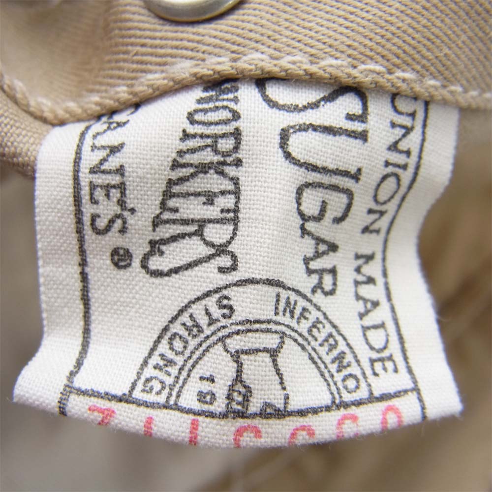 SUGAR CANE シュガーケーン シンチバック チノ ワーク パンツ ベージュ系 31～33【中古】