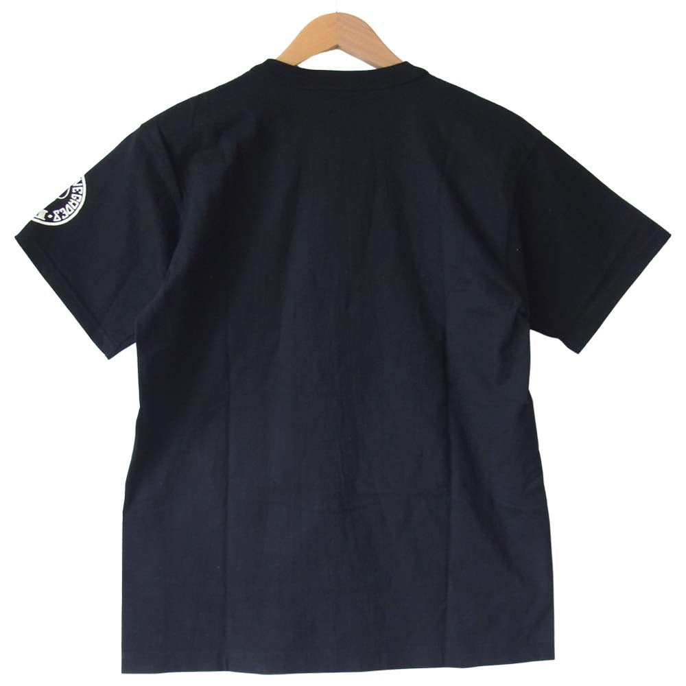 The REAL McCOY'S ザリアルマッコイズ TOYS McCOY トイズ マッコイ michigan renegades XXXXⅢ スカル ウイング Tシャツ ブラック系 M【美品】【中古】