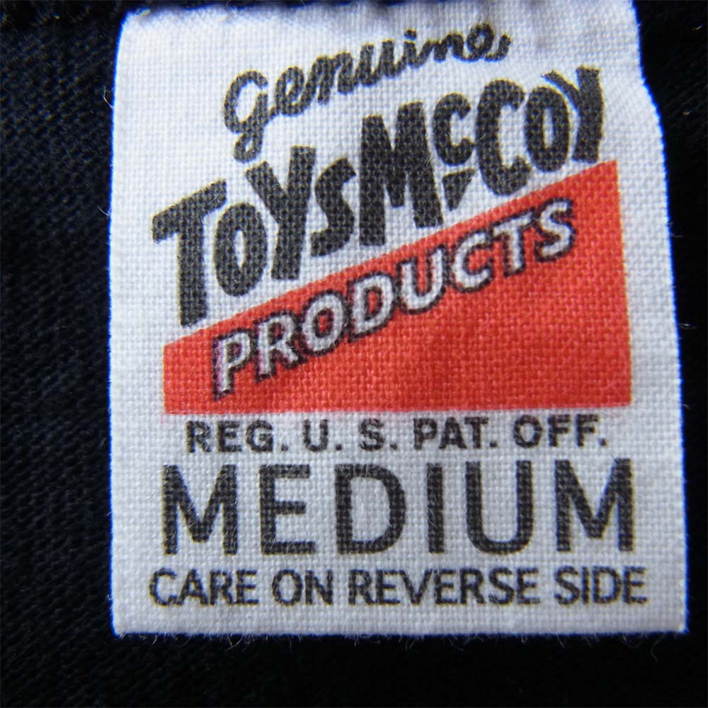 The REAL McCOY'S ザリアルマッコイズ TOYS McCOY トイズ マッコイ michigan renegades XXXXⅢ スカル ウイング Tシャツ ブラック系 M【美品】【中古】