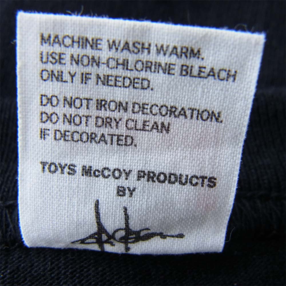 The REAL McCOY'S ザリアルマッコイズ TOYS McCOY トイズ マッコイ michigan renegades XXXXⅢ スカル ウイング Tシャツ ブラック系 M【美品】【中古】