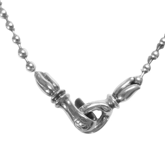 LONE ONES ロンワンズ MFフック ボールチェーン ネックレス シルバー系【中古】