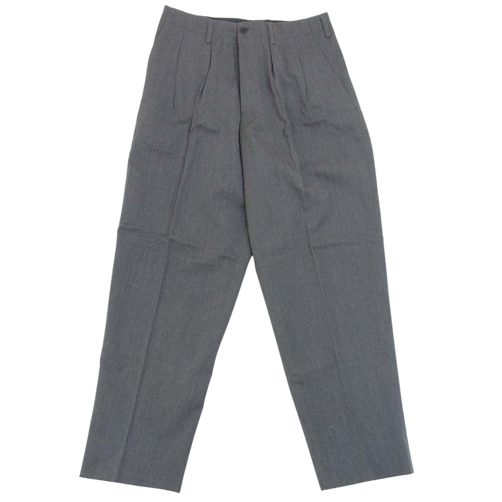 Yohji Yamamoto ヨウジヤマモト Y's for men ワイズフォーメン ウール 2タック パンツ グレー系 L【中古】