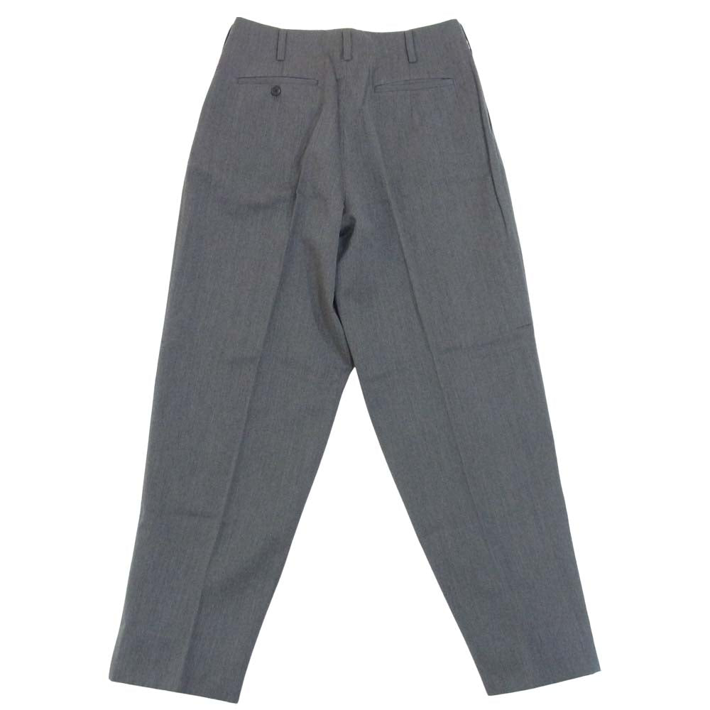 Yohji Yamamoto ヨウジヤマモト Y's for men ワイズフォーメン ウール 2タック パンツ グレー系 L【中古】