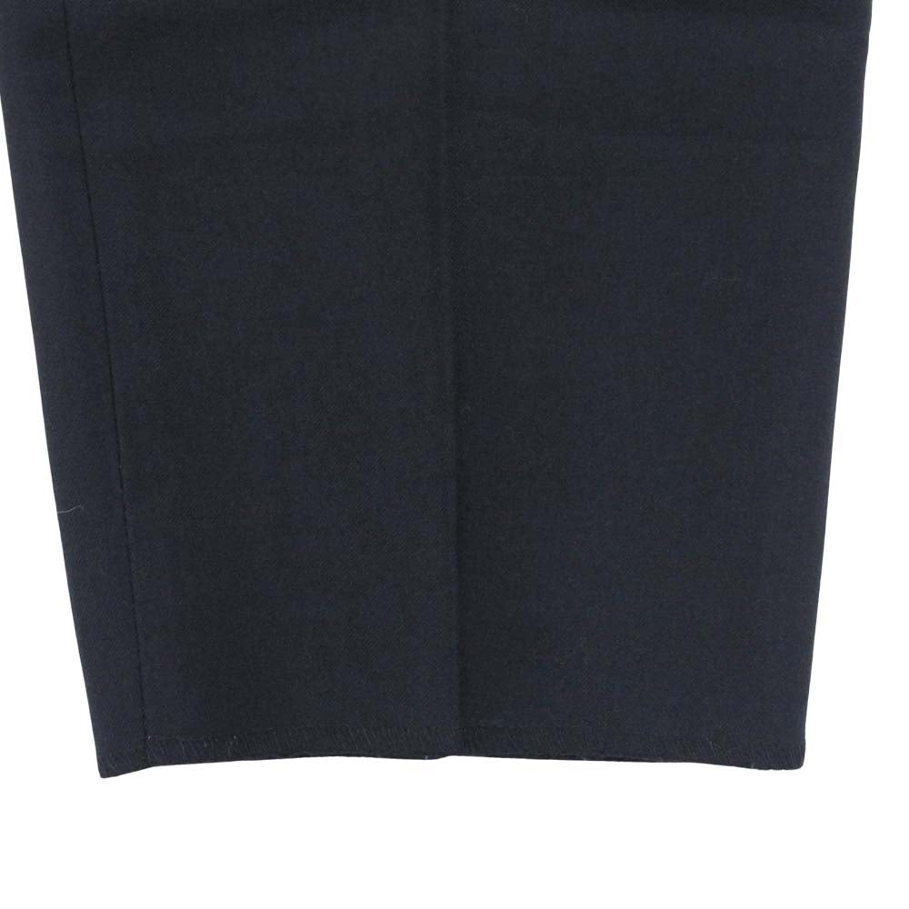 Yohji Yamamoto ヨウジヤマモト POUR HOMME プールオム ウールギャバジン 4タック パンツ ダークネイビー系 M【中古】