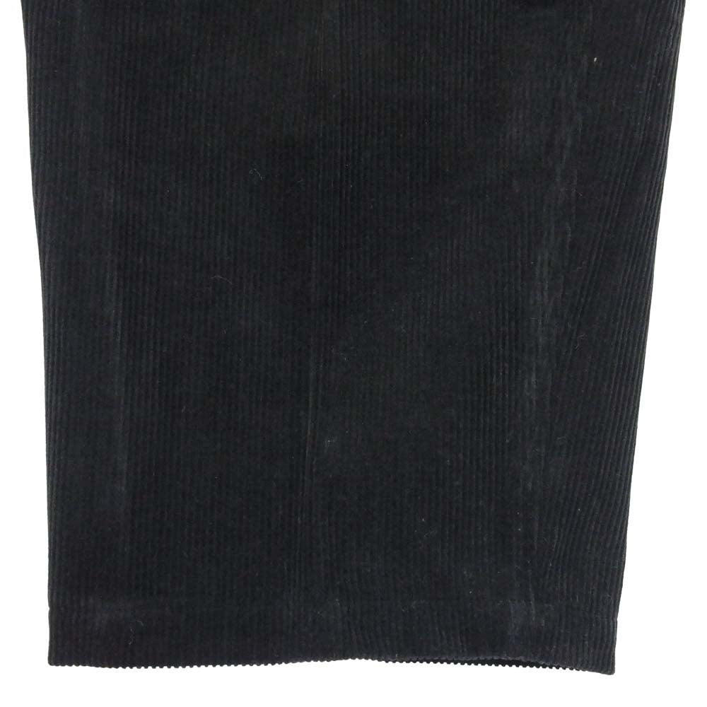 Yohji Yamamoto ヨウジヤマモト Y's for men ワイズフォーメン コーデュロイ 2タック パンツ ブラック系 L【中古】