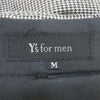 Yohji Yamamoto ヨウジヤマモト Y's for men ワイズフォーメン レーヨン 千鳥格子 2タック パンツ グレー系 M【中古】