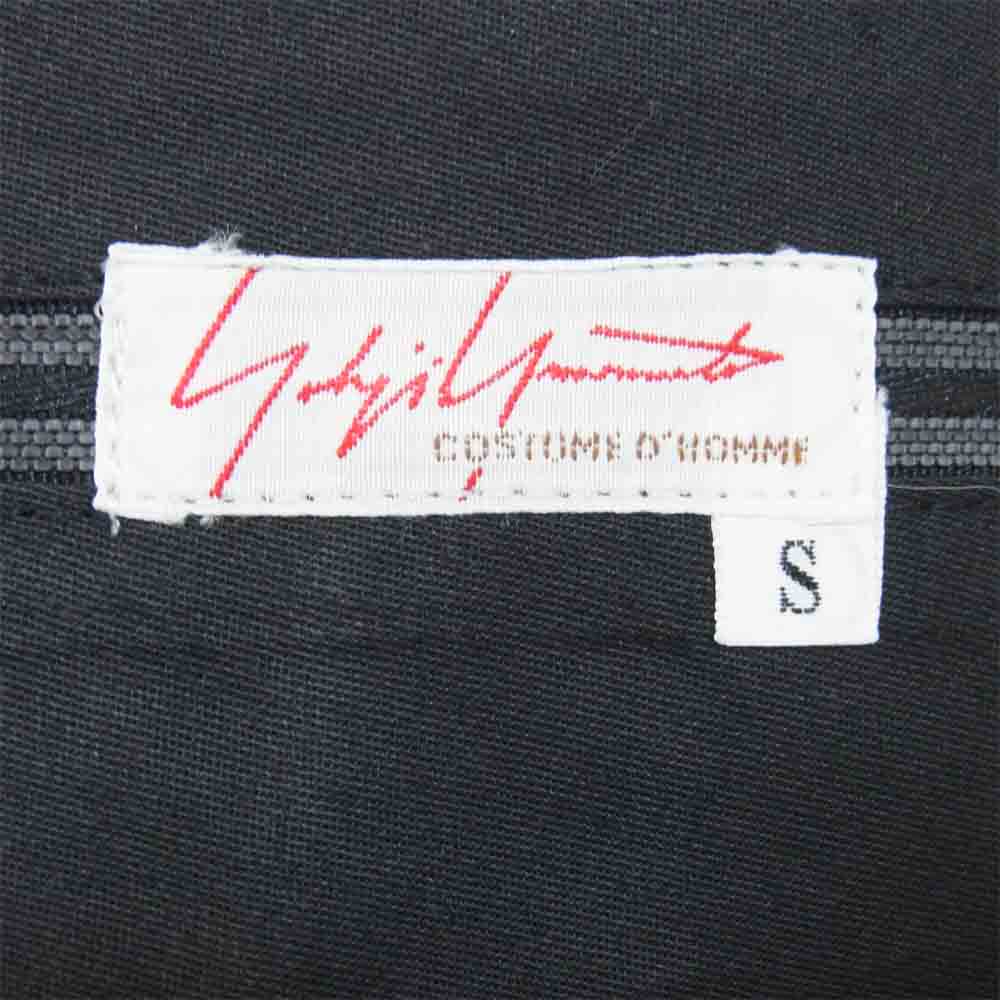 Yohji Yamamoto ヨウジヤマモト COSATUME'D HOMME コスチュームドオム リネン グレンチェック 2タック パンツ グレー系 S【中古】