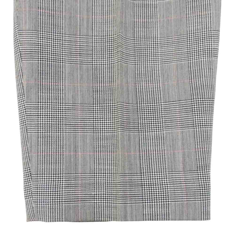 Yohji Yamamoto ヨウジヤマモト COSATUME'D HOMME コスチュームドオム リネン グレンチェック 2タック パンツ グレー系 S【中古】