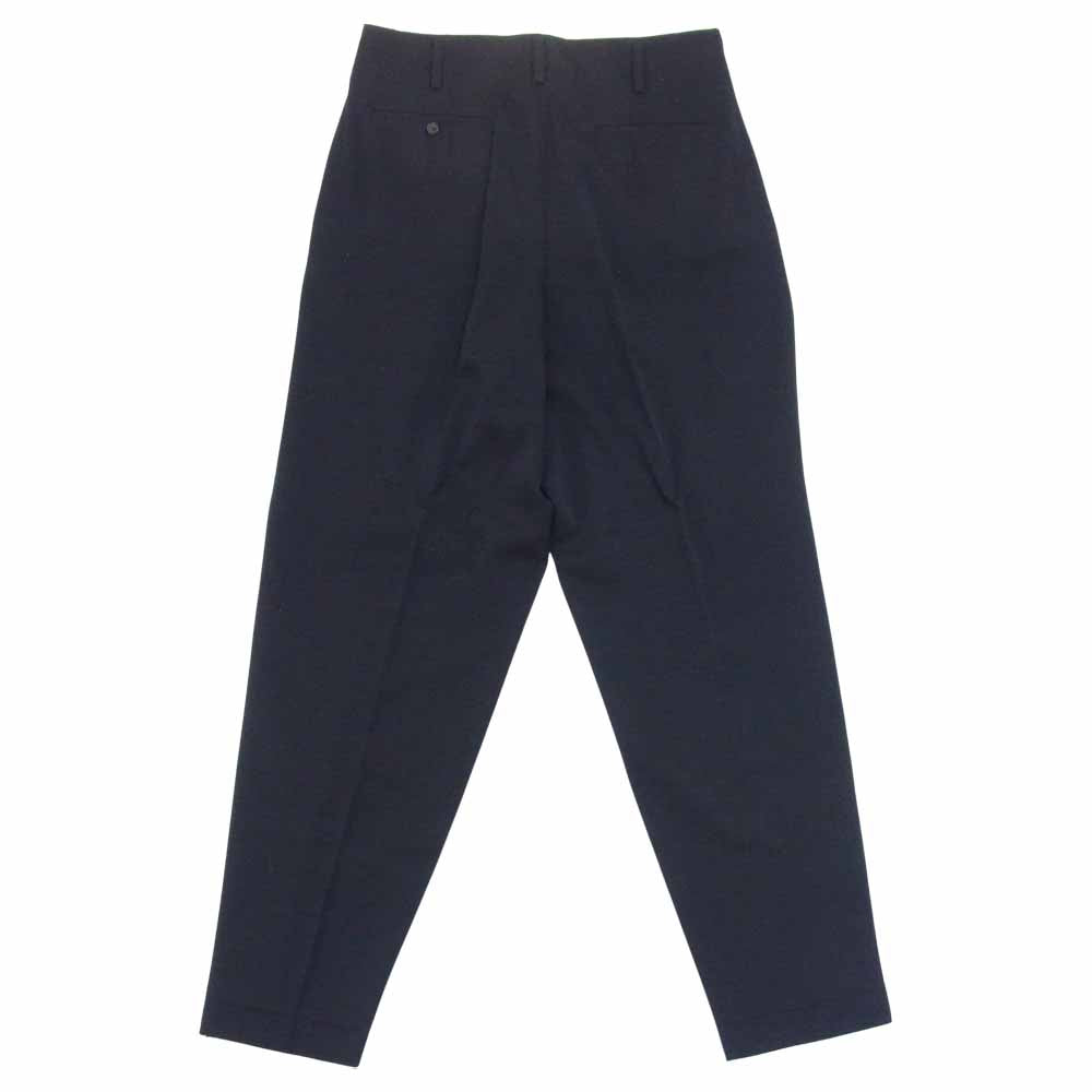Yohji Yamamoto ヨウジヤマモト POUR HOMME プールオム ウールトロ 2タック パンツ ブラック系 M【中古】