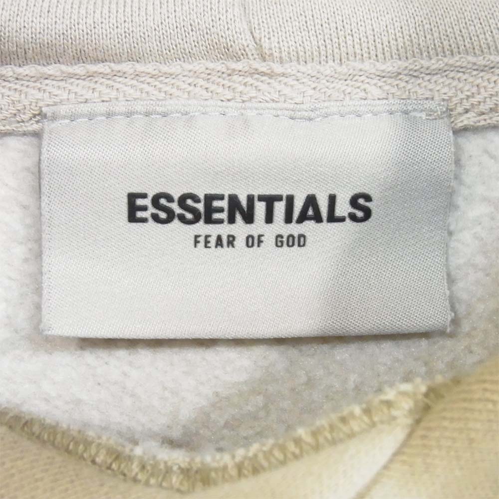 FEAR OF GOD フィアオブゴッド Essentials エッセンシャルズ CORE PULL OVER HOODIE パーカー グレージュ系 L【中古】