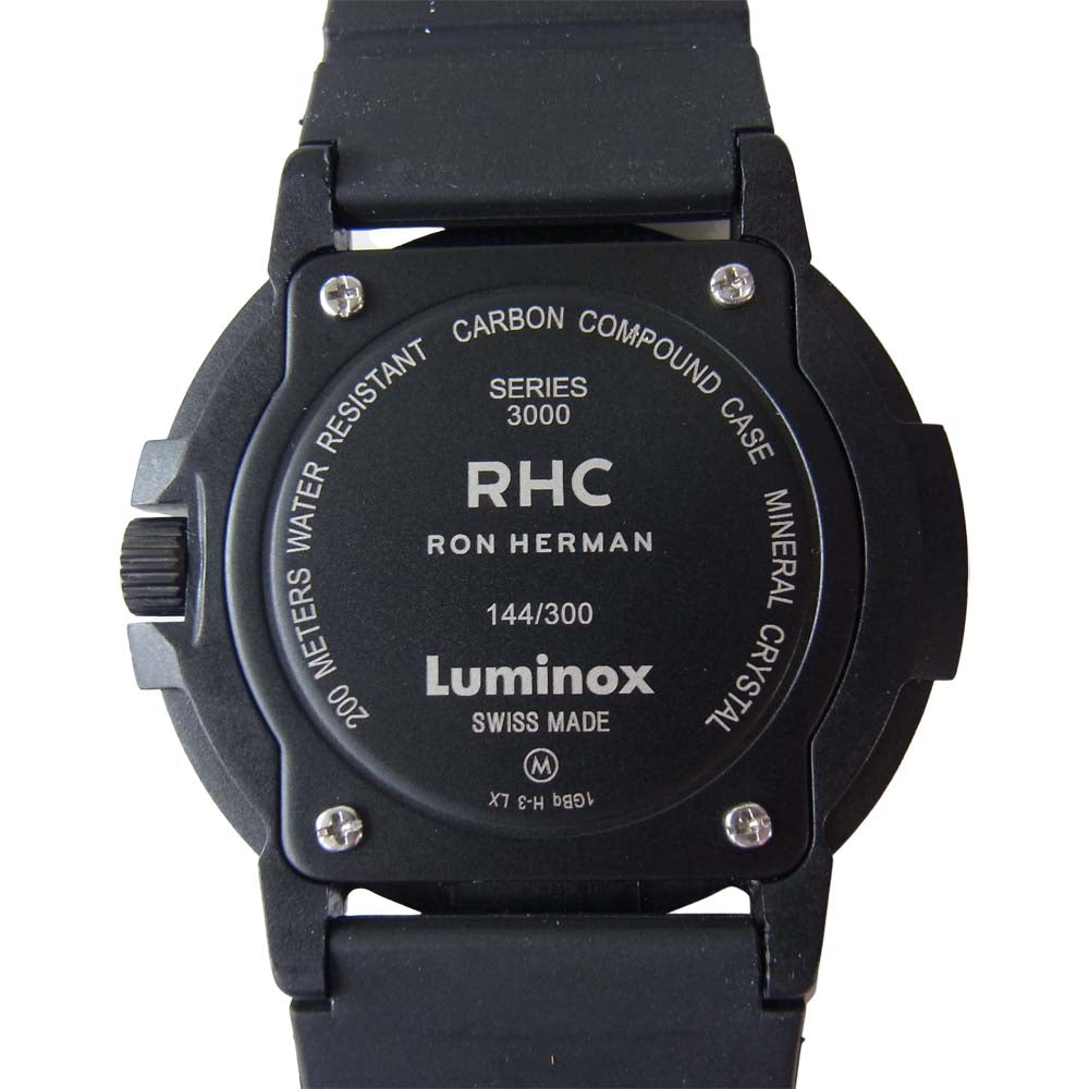 LUMINOX ルミノックス × ロンハーマン Ron Herman Navy Sels 3001 BO Watch ネイビーシールズ 腕時計 ブラック系【中古】