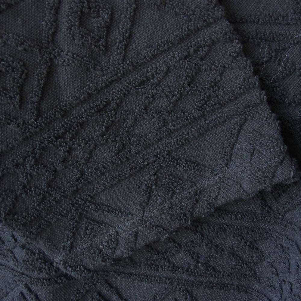 BY GLADHAND バイグラッドハンド BYGH-20-SS-06 ISLAND H/S BOAT NECK ジャガード パイル ボートネック カットソー ブラック系 XL【中古】