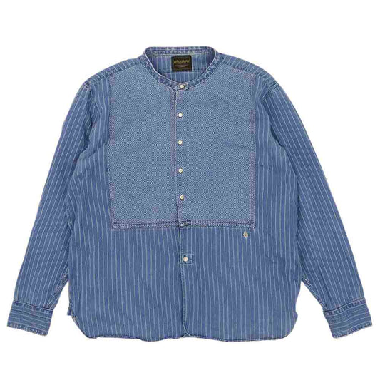 BY GLADHAND バイグラッドハンド BYGH-16-AW-21 GOOD FATHER 長袖 シャツ インディゴブルー系 XL【中古】