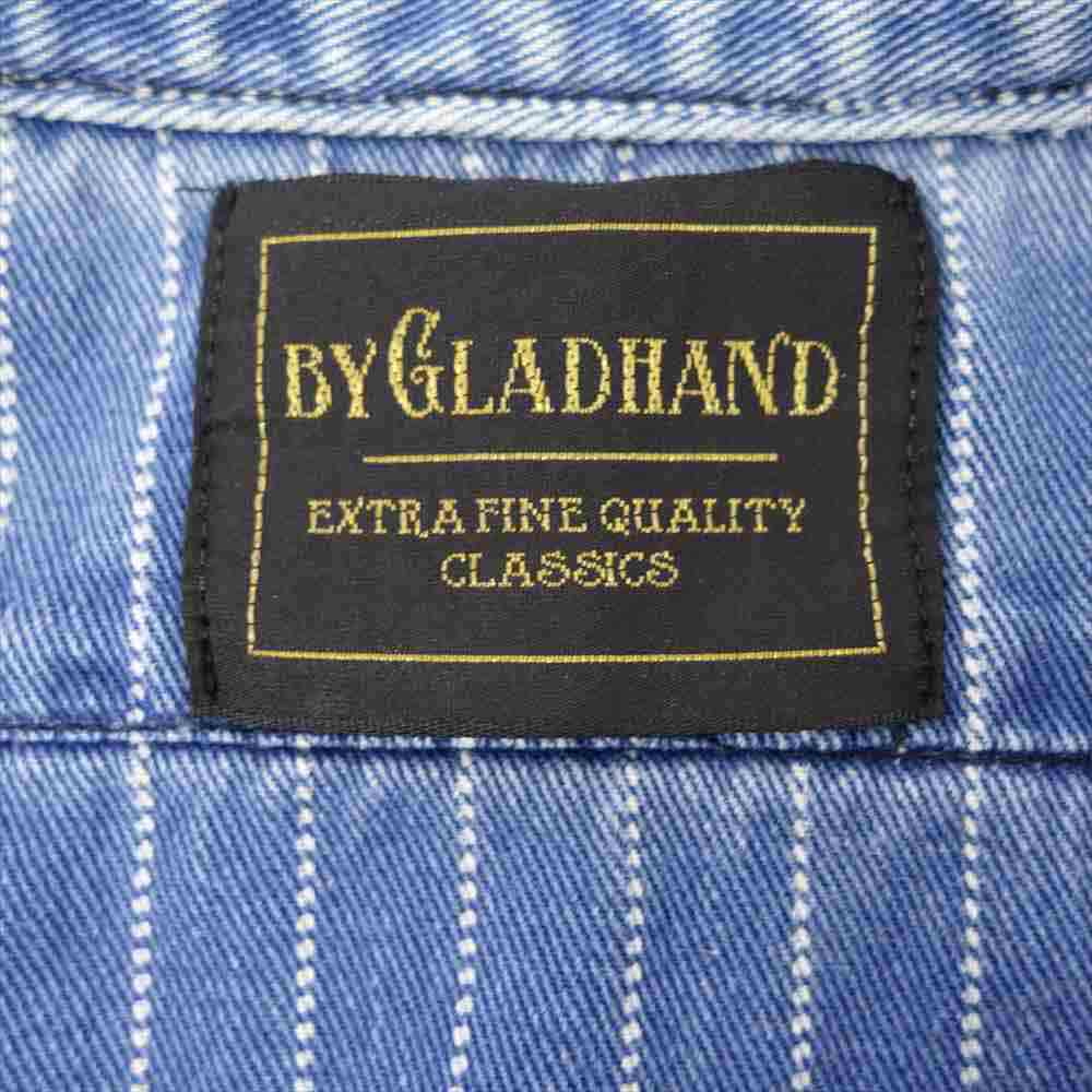BY GLADHAND バイグラッドハンド BYGH-16-AW-21 GOOD FATHER 長袖 シャツ インディゴブルー系 XL【中古】