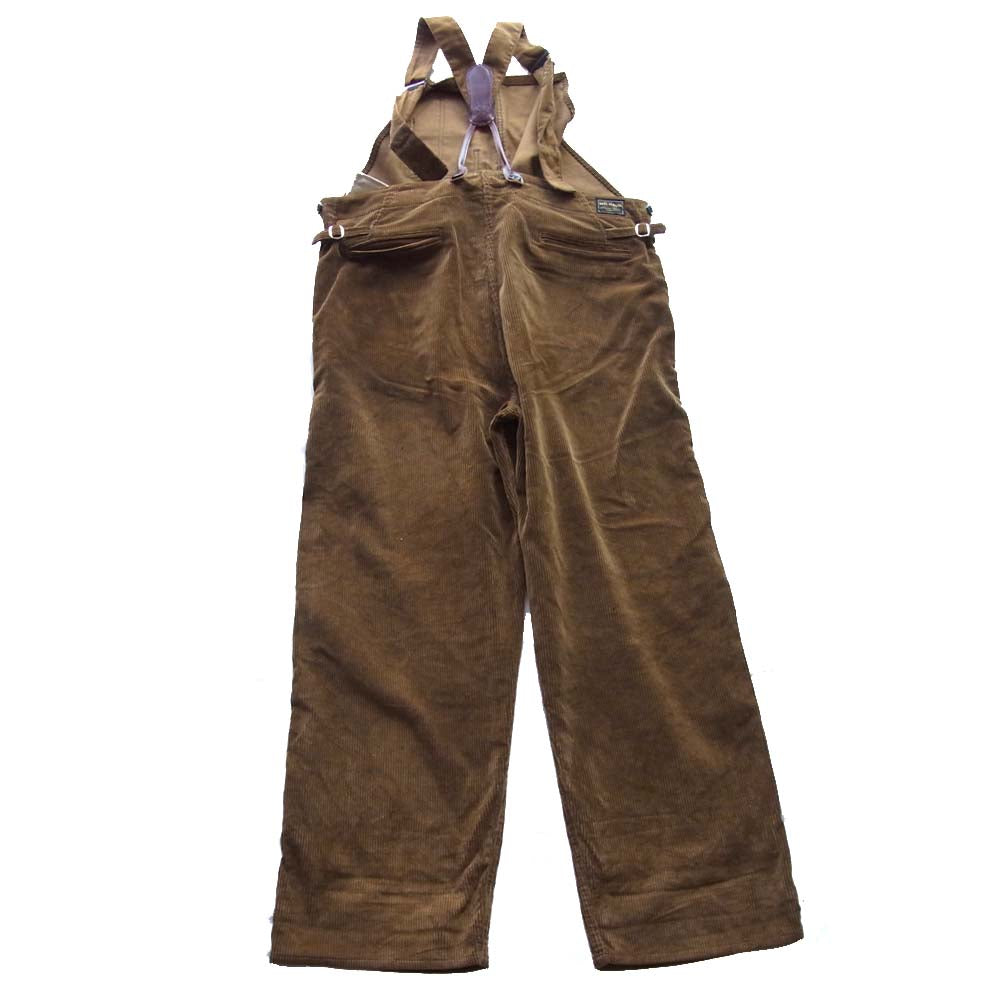 BY GLADHAND バイグラッドハンド BYGH-17-AW-12 LOWELL OVERALL コーデュロイ オーバーオール ブラウン系 XL【中古】