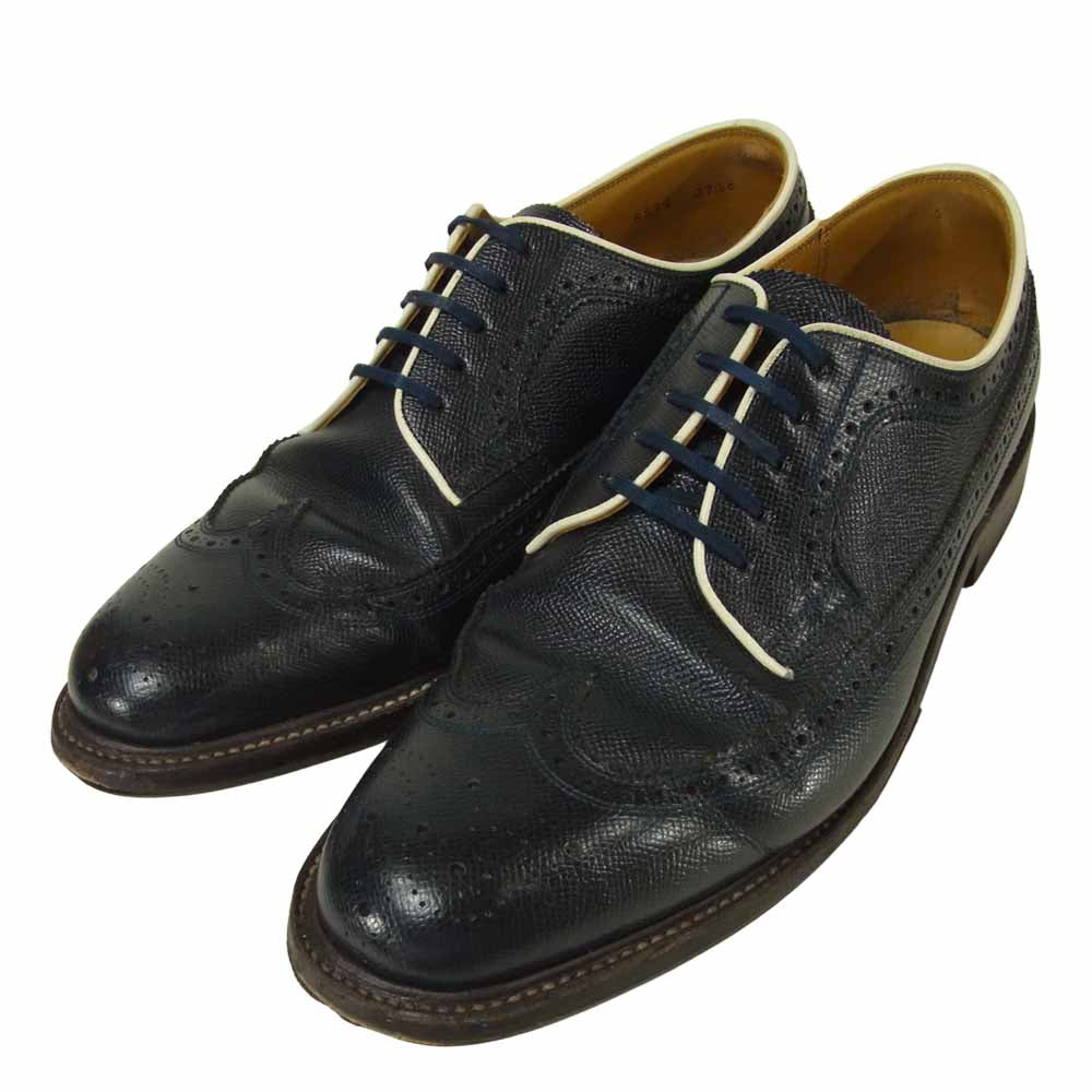GLADHAND & Co. グラッドハンド 653 REGAL リーガル AMERICAN BROGUE SHOES アメリカン ブローグ シューズ ダークネイビー系 27.5cm【中古】