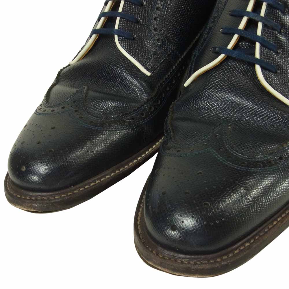 GLADHAND & Co. グラッドハンド 653 REGAL リーガル AMERICAN BROGUE SHOES アメリカン ブローグ シューズ ダークネイビー系 27.5cm【中古】