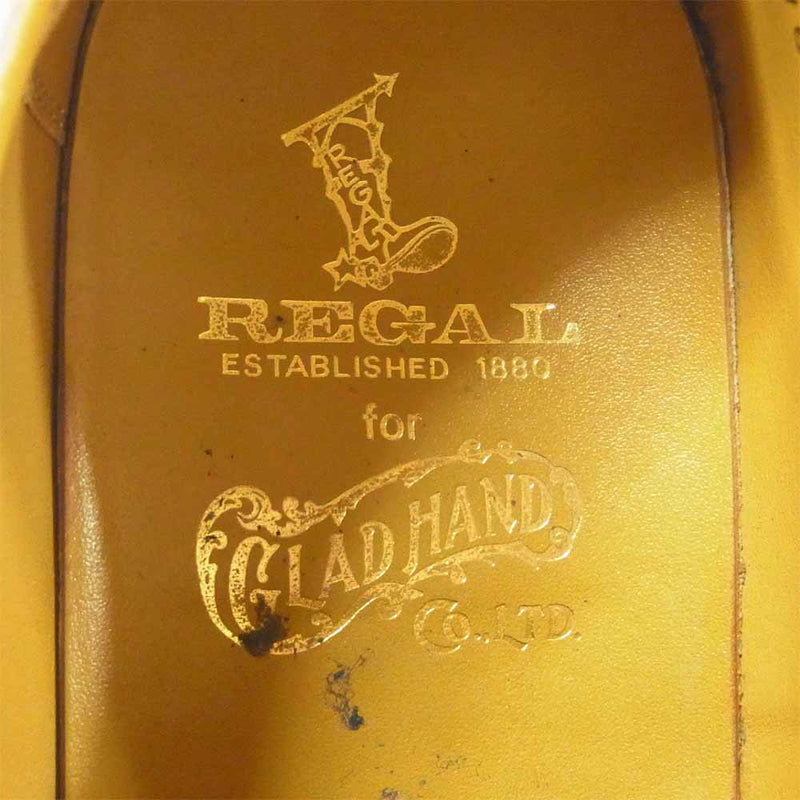GLADHAND & Co. グラッドハンド 653 REGAL リーガル AMERICAN BROGUE SHOES アメリカン ブローグ シューズ ダークネイビー系 27.5cm【中古】