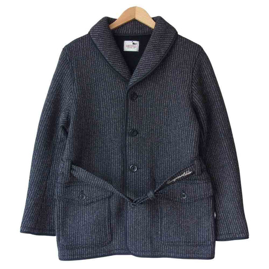 GANGSTERVILLE ギャングスタービル GSV-17-AW-11 THUG BEACH JACKET ウール ビーチクロス ジャケット ブラック系 XL【中古】