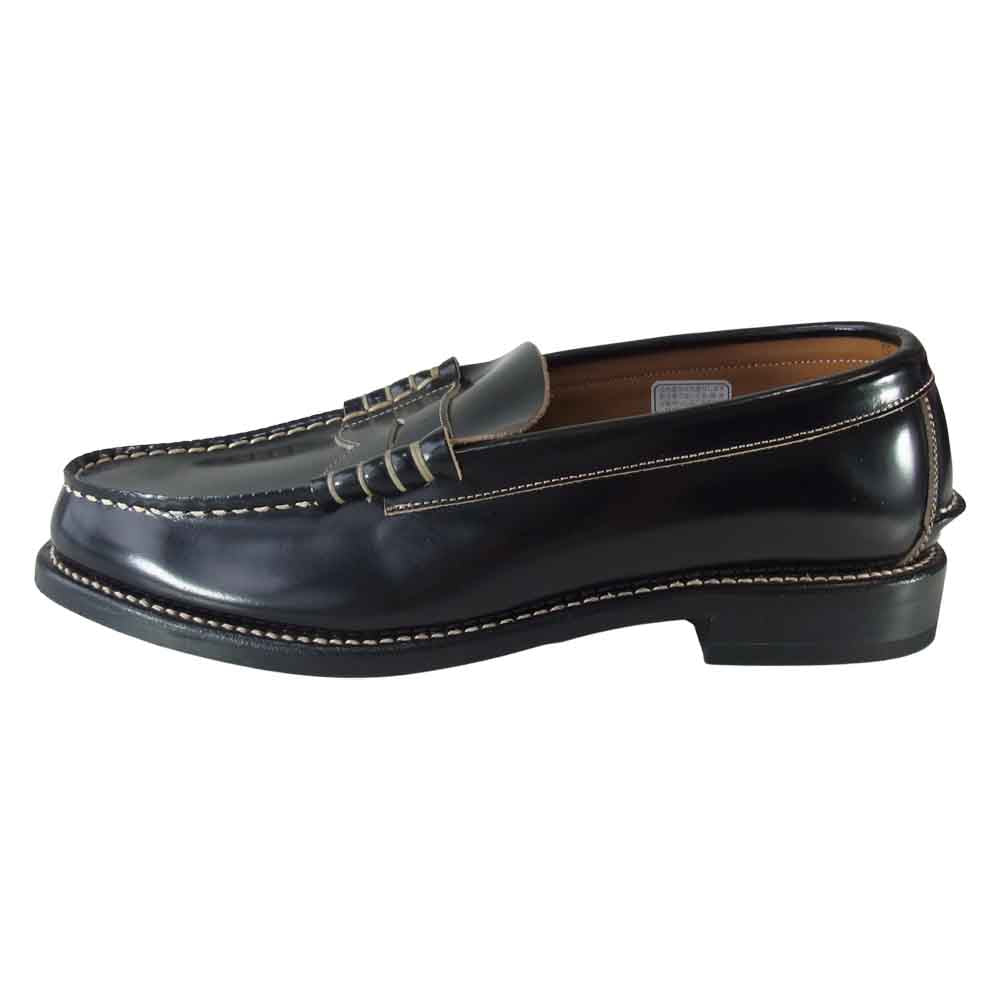 GLADHAND & Co. グラッドハンド 629 REGAL リーガル COIN LOAFERS コイン ローファー ブラック系 26.5【美品】【中古】
