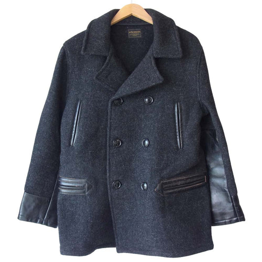 BY GLADHAND バイグラッドハンド BYGH-13-AW-05 GLADDEN BROS COAT ピーコート ブラック系 L【中古】
