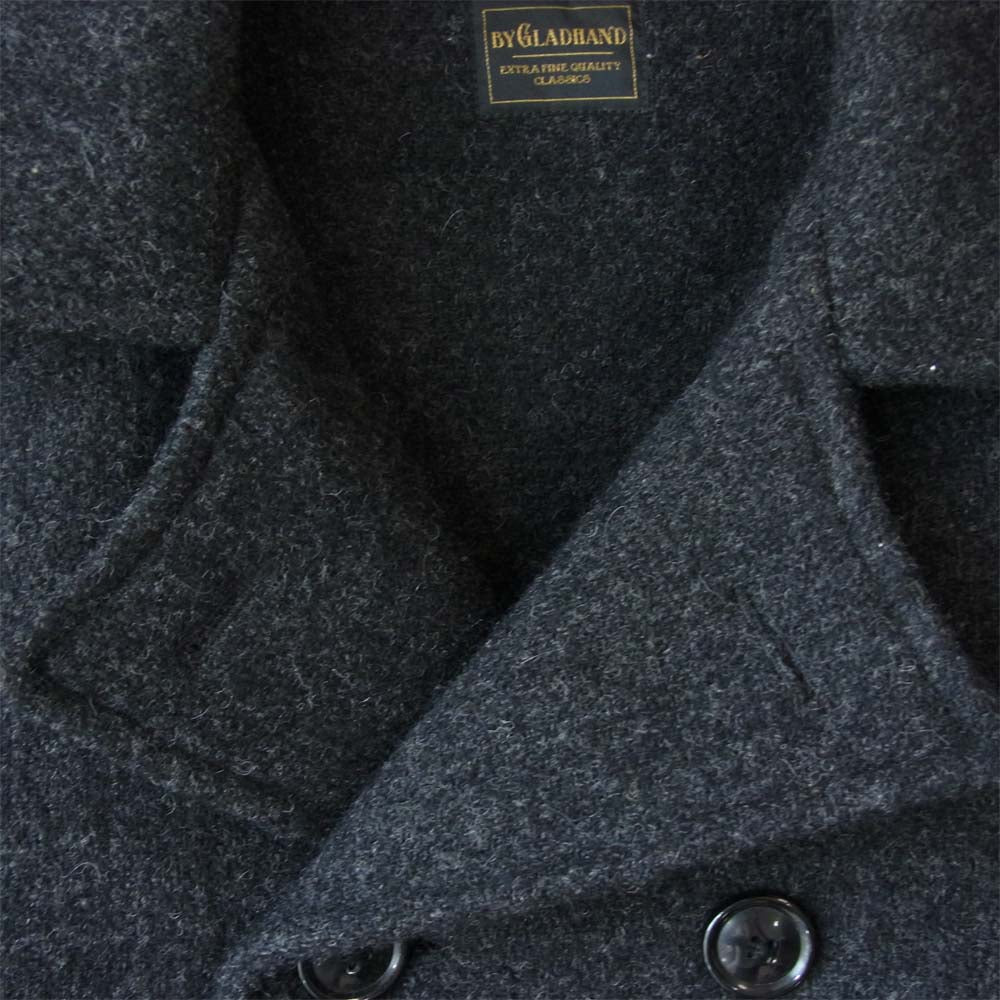 BY GLADHAND バイグラッドハンド BYGH-13-AW-05 GLADDEN BROS COAT ピーコート ブラック系 L【中古】