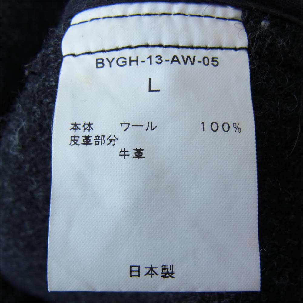 BY GLADHAND バイグラッドハンド BYGH-13-AW-05 GLADDEN BROS COAT ピーコート ブラック系 L【中古】
