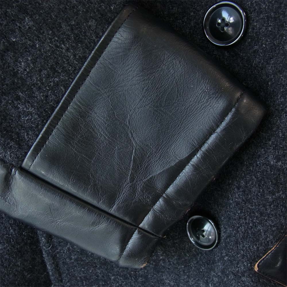 BY GLADHAND バイグラッドハンド BYGH-13-AW-05 GLADDEN BROS COAT ピーコート ブラック系 L【中古】