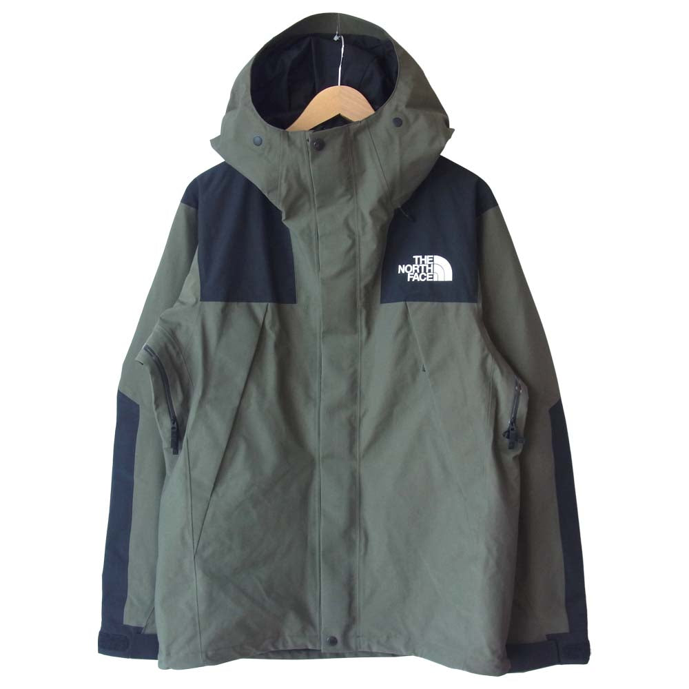 THE NORTH FACE ノースフェイス NP61800 Mountain Jacket マウンテン ジャケット ニュートープ 黒×カーキ XL【中古】