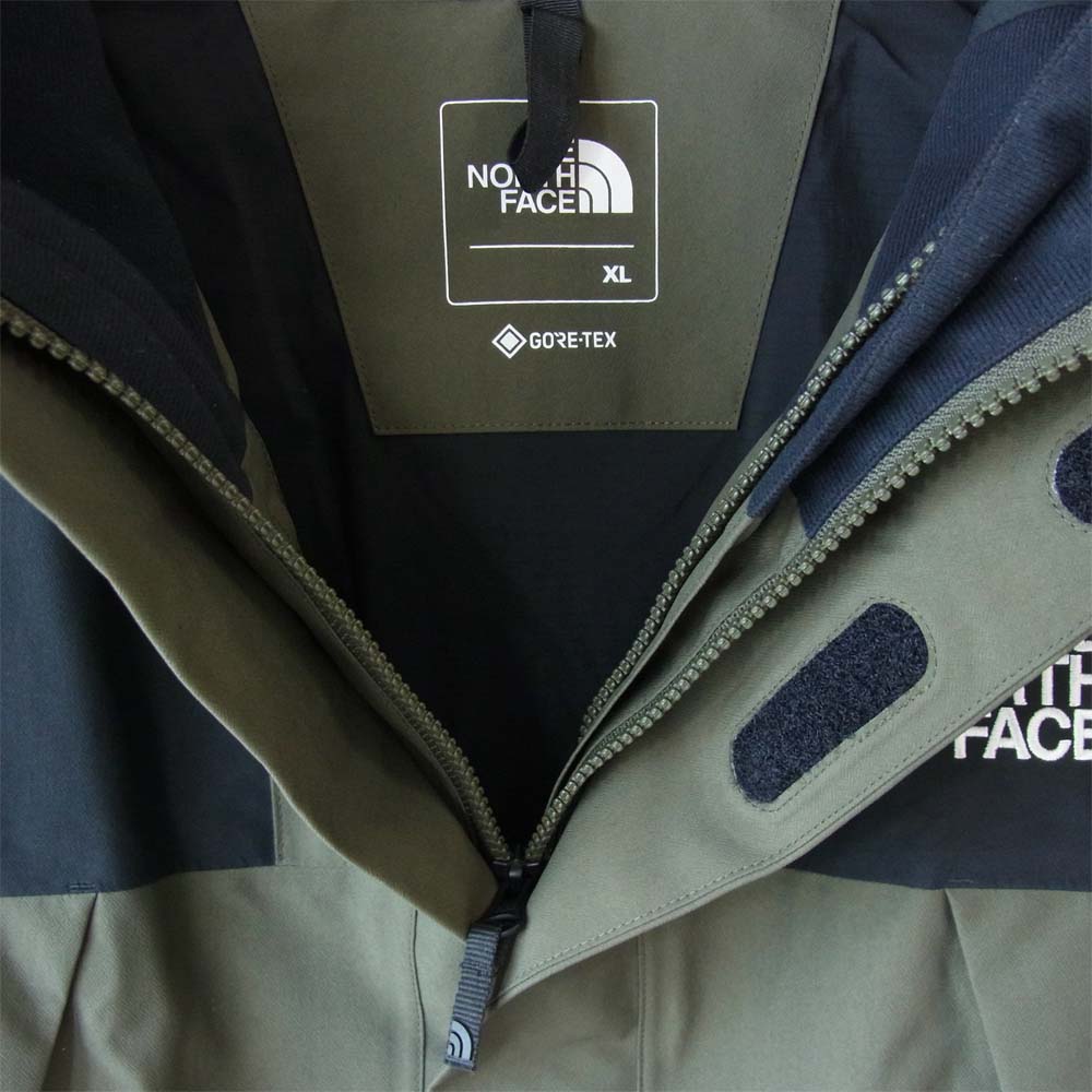 THE NORTH FACE ノースフェイス NP61800 Mountain Jacket マウンテン ジャケット ニュートープ 黒×カーキ XL【中古】