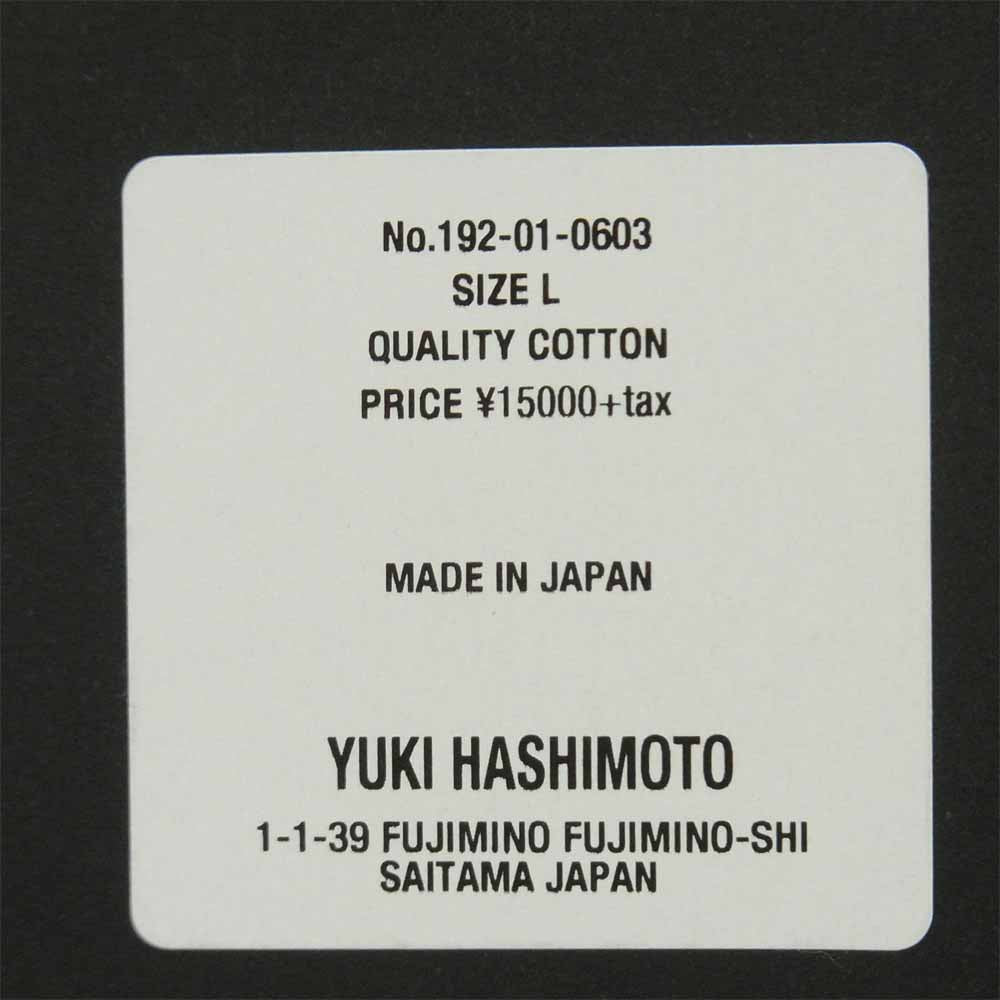 ユウキハシモト TRANSMISSION T SHIRT 半袖 Tシャツ コットン 日本製 ホワイト系【中古】