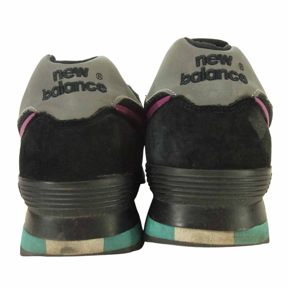 NEW BALANCE ニューバランス OM576BTP イングランド製 576 スニーカー ブラック系 USA9D【中古】