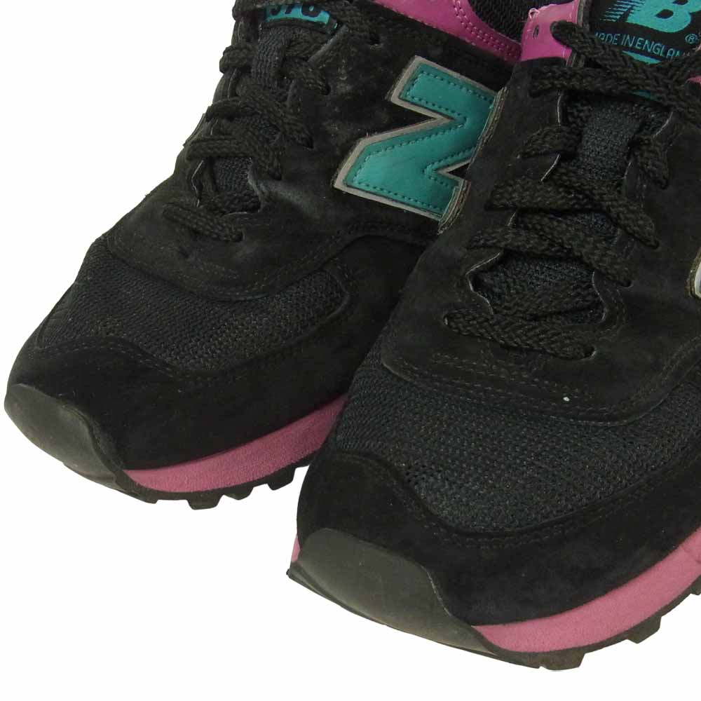 NEW BALANCE ニューバランス OM576BTP イングランド製 576 スニーカー ブラック系 USA9D【中古】